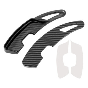 2022-2023 Lexus NX Steering Wheel Paddle Shifter Extension Carbon Fiber Black Look Generic
