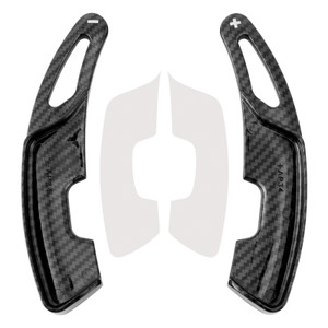 2019-2022 Lexus UX Steering Wheel Paddle Shifter Extension Carbon Fiber Black Look Generic