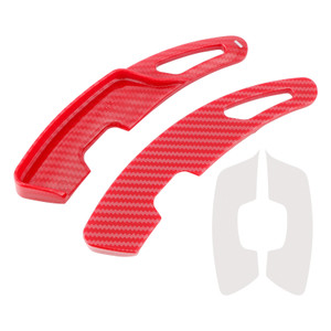 2022-2023 Lexus NX Steering Wheel Paddle Shifter Extension Carbon Fiber Red Look Generic