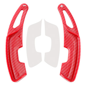2018-2024 Lexus ES LS Steering Wheel Paddle Shifter Extension Carbon Fiber Red Look Generic