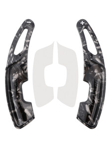 2022-2023 Lexus NX Steering Wheel Paddle Shifter Extension Black Forged Pattern Generic