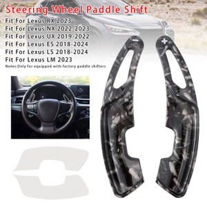 2022-2023 Lexus NX Steering Wheel Paddle Shifter Extension Black Forged Pattern Generic