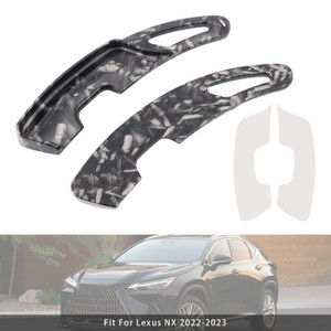 2019-2022 Lexus UX Steering Wheel Paddle Shifter Extension Black Forged Pattern Generic