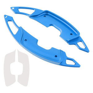 2019-2022 Lexus UX Steering Wheel Paddle Shifter Extension Aluminium Blue Generic