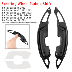 2019-2022 Lexus UX Steering Wheel Paddle Shifter Extension Aluminium Black Generic