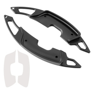 2018-2024 Lexus RX NX UX ES LS LM Steering Wheel Paddle Shifter Extension Aluminium Black Generic