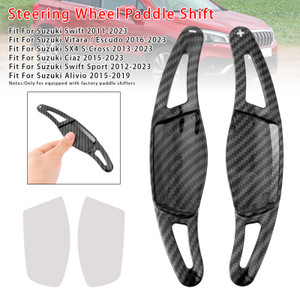 2011-2023 Suzuki Swift Steering Wheel Paddle Shifter Extension Carbon Fiber Black Look Generic