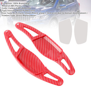 2011-2023 Suzuki Swift Steering Wheel Paddle Shifter Extension Carbon Fiber Red Look Generic