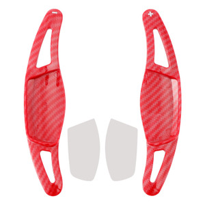 2011-2023 Suzuki Swift Steering Wheel Paddle Shifter Extension Carbon Fiber Red Look Generic