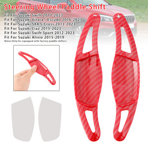 2015-2019 Suzuki Alivio Steering Wheel Paddle Shifter Extension Carbon Fiber Red Look Generic