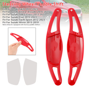 2012-2023 Suzuki Swift Sport Steering Wheel Paddle Shifter Extension Red Generic