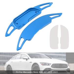 2015-2023 Mercedes Benz AMG Steering Wheel Paddle Shifter Extension Aluminium Blue Generic
