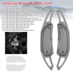 2015-2023 Mercedes Benz AMG Steering Wheel Paddle Shifter Extension Aluminium Grey Generic