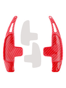 2007-2018 Mercedes Benz AMG Steering Wheel Paddle Shifter Extension Carbon Fiber Red Look Generic