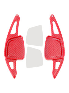 2023-2024 Audi Q6 Steering Wheel Paddle Shifter Extension Carbon Fiber Red Look Generic