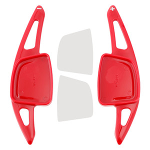 2019-2024 Audi A3 A4 A5 A6 A7 A8 Steering Wheel Paddle Shifter Extension Red Generic