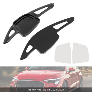 2020-2024 Audi S4 S6 S7 S8 Steering Wheel Paddle Shifter Extension Black Generic