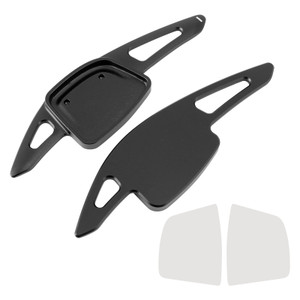 2019-2024 Audi A3 A4 A5 A6 A7 A8 Steering Wheel Paddle Shifter Extension Aluminium Black Generic