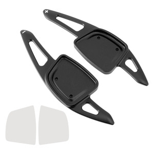 2019-2024 Audi A3 A4 A5 A6 A7 A8 Steering Wheel Paddle Shifter Extension Aluminium Black Generic