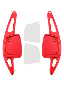 2020-2024 Audi S4 S6 S7 S8 Steering Wheel Paddle Shifter Extension Aluminium Red Generic