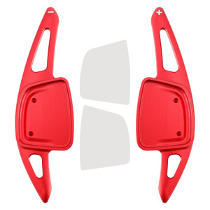 2020-2024 Audi S4 S6 S7 S8 Steering Wheel Paddle Shifter Extension Aluminium Red Generic