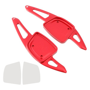 2023-2024 Audi Q6 Steering Wheel Paddle Shifter Extension Aluminium Red Generic