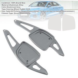 2023-2024 Audi Q6 Steering Wheel Paddle Shifter Extension Aluminium Grey Generic