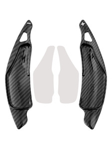 2006-2011 Lexus IS Steering Wheel Paddle Shifter Extension Carbon Fiber Black Look Generic