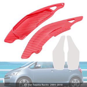 2005-2010 Toyota Ractis Steering Wheel Paddle Shifter Extension Carbon Fiber Red Look Generic