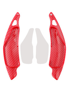 2007-2014 Toyota Noah/Voxy Steering Wheel Paddle Shifter Extension Carbon Fiber Red Look Generic