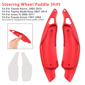 2005-2010 Toyota Ractis Steering Wheel Paddle Shifter Extension Aluminium Red Generic
