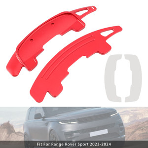 2021-2023 Range Rover Evoque Steering Wheel Paddle Shifter Extension Aluminium Red Generic
