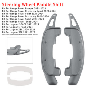 2021-2024 Range Rover Discovery Steering Wheel Paddle Shifter Extension Aluminium Grey Generic