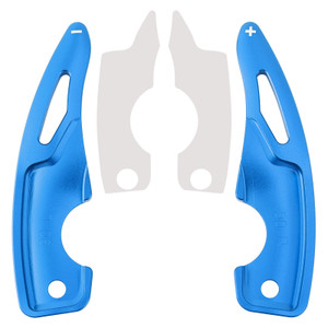 2017-2025 Toyota GT86 Steering Wheel Paddle Shifter Extension Steering Wheel Paddle Shifter Extension Aluminium Blue Generic