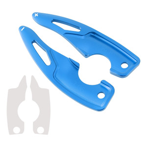 2017-2025 Toyota GT86 Steering Wheel Paddle Shifter Extension Steering Wheel Paddle Shifter Extension Aluminium Blue Generic