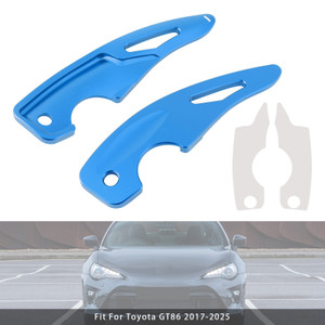 2017-2025 Toyota GT86 Steering Wheel Paddle Shifter Extension Steering Wheel Paddle Shifter Extension Aluminium Blue Generic