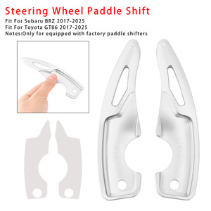 2017-2025 Subaru BRZ Steering Wheel Paddle Shifter Extension Aluminium Silver Generic