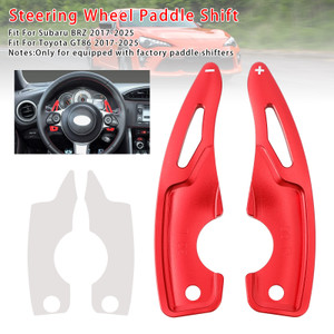 2017-2025 Subaru BRZ Steering Wheel Paddle Shifter Extension Aluminium Red Generic