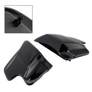 1997-2007 Road King FLHR Side Battery Cover Black Generic