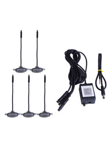 5Pcs Front Grille LED Lighting RGB With APP Controller For SUV off-road vehicles