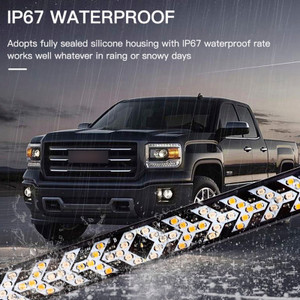 Car Truck LED TailLight Strip Turn Signal Lamp Flowing Dynamic Fish Bone 1.5 meters