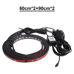 4Pcs LED Chassis Light Modified With Fantasy Ambient Light APP+Remote Control 60cm*2+90cm*2