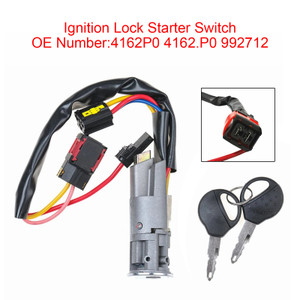 Peugeot 207 Compact (Latin America) Ignition Lock Starter Switch with 2 Keys 4162P0 Generic