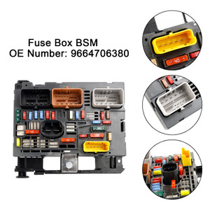 2008-2019 Peugeot Partner Fuse Box BSM 9664706380 Generic