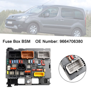 2008-2019 Peugeot Partner Fuse Box BSM 9664706380 Generic