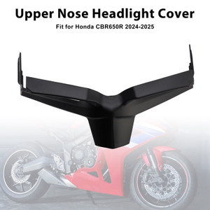 2024-2025 Honda CBR650R Upper Nose Headlight Cover Black Generic