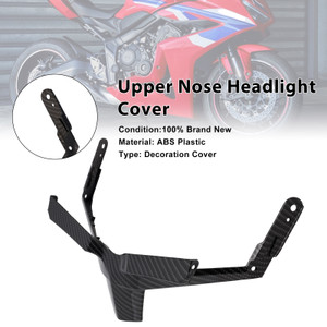 2024-2025 Honda CBR650R Upper Nose Headlight Cover Carbon Generic