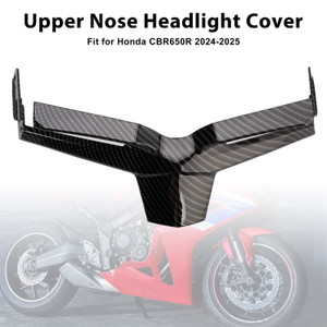 2024-2025 Honda CBR650R Upper Nose Headlight Cover Carbon Generic