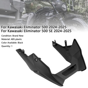2024-2025 Kawasaki Eliminator 400 450 500 Lower Fairings Full Belly Pan Black Generic