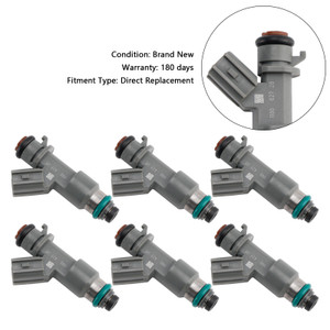 2007-2008 Acura TL 6X Fuel Injector 16450-RJA-A01 Generic